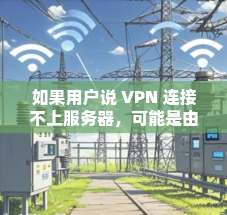 如果用户说 VPN 连接不上服务器，可能是由于多种原因导致的。以下是一些可能的原因和解决方案