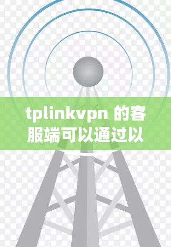 tplinkvpn 的客服端可以通过以下方式访问